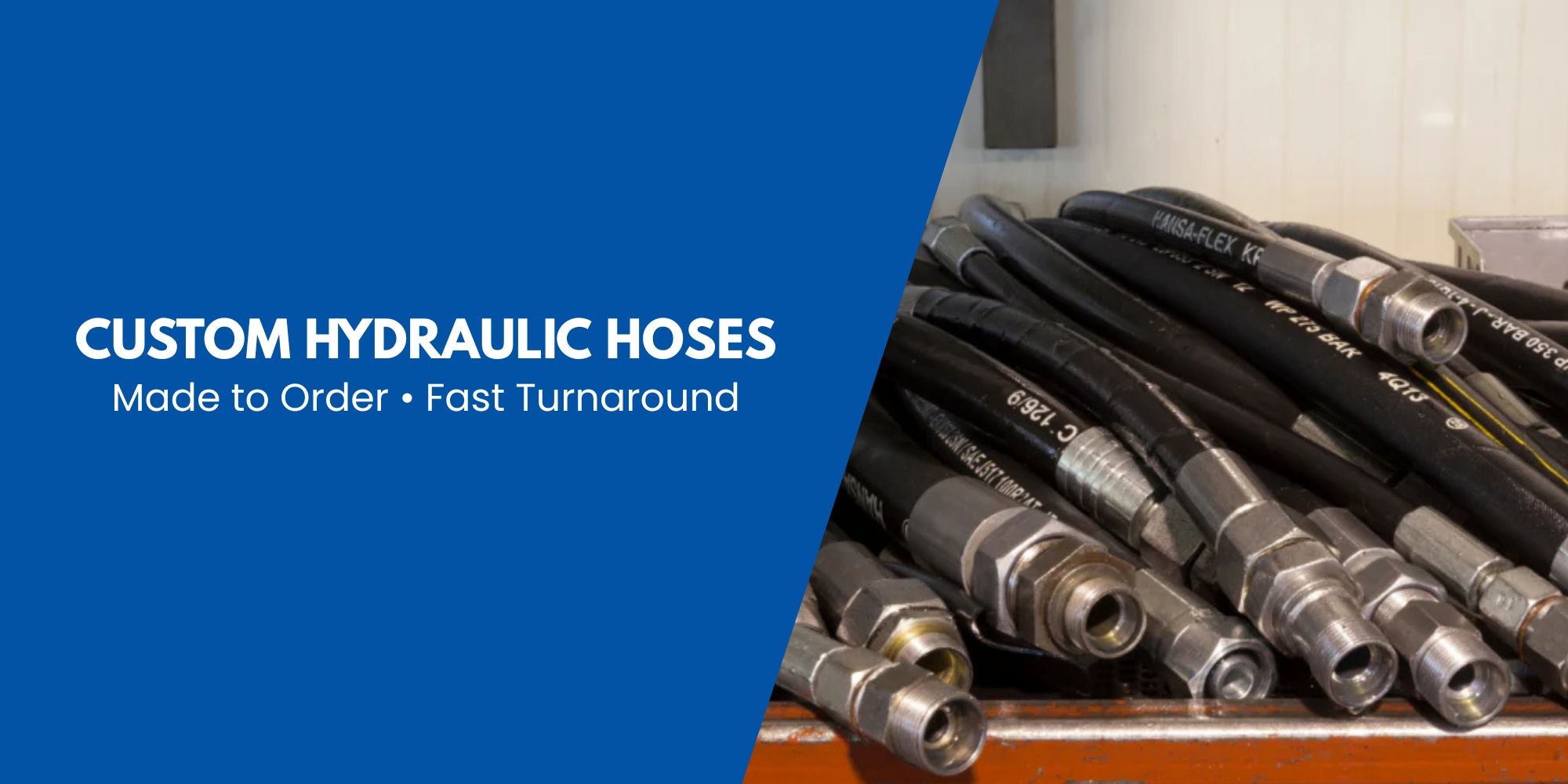 Custom made Hydraulic Hoses in Pakenham made by Pakenham Bearings